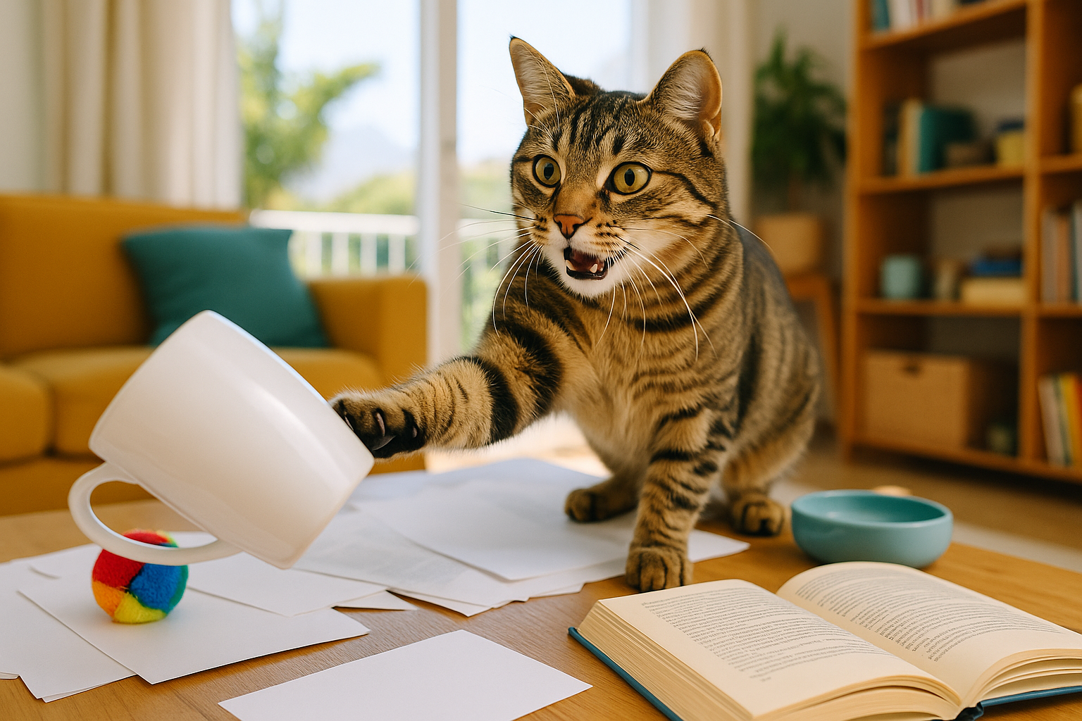 Understanding Why Cats Knock Things Off the Table